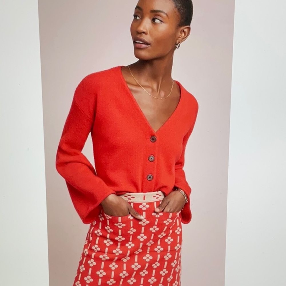 Maeve Anthropologie Quant Mini Skirt XL - Picture 2 of 11